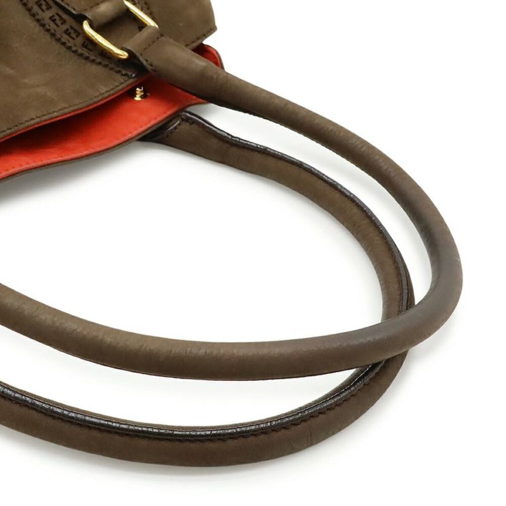 Fendi Etnico Zucca Nubuck Tote Bag - Picture 4 of 8